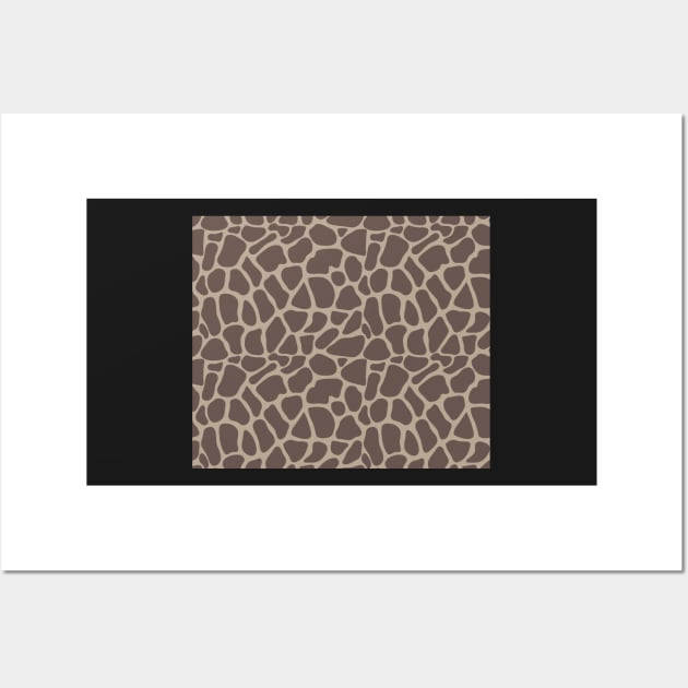 Modern Animal Skin Pattern Giraffe Wall Art by Lemonflowerlove